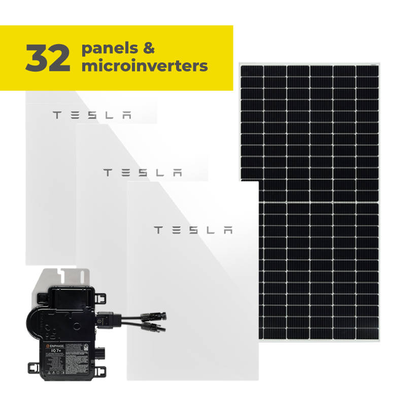 34 panels and microinverters