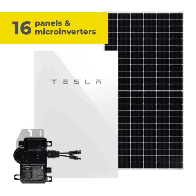18 panels and microinverters